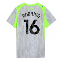 Manchester City Rodri Hernandez #16 Tretí Ženy futbalový dres 2025-26 Krátky Rukáv